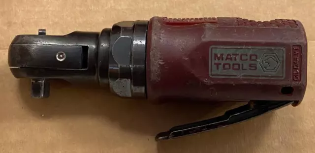 Matco Tools Mt2834A 1/4" Drive Mini Pneumatic Palm Ratchet- Used.