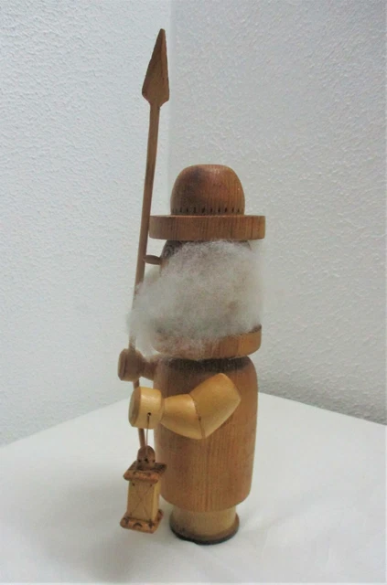 Räuchermann Räuchermännchen Nachtwächter 30 cm  Erzgebirge Natur sehr alt, A 705 5