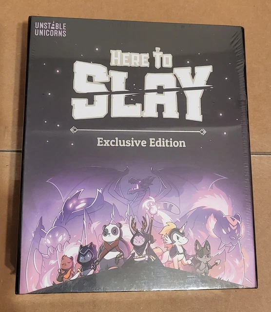 HERE TO SLAY Kickstarter Exclusive Edition Base Game Only By Unstable