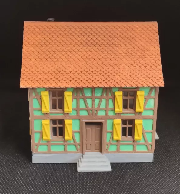 Maison alsacienne traditionnelle gratuite à imprimer - PassColoriage