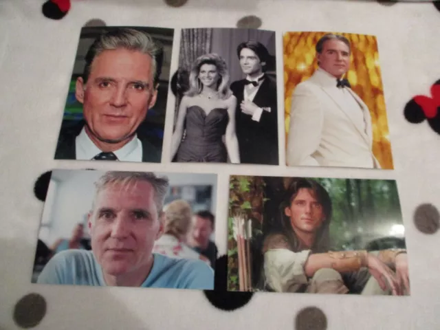 Michael Praed 6x4 Photograph Set. Tv Actor Dynasty Casualty Mile High Emmerdale