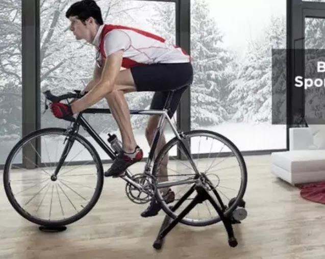 Sportneer Bike Trainer Indoor Stand Exercise Bicycle Magnetic Flywheel Steel