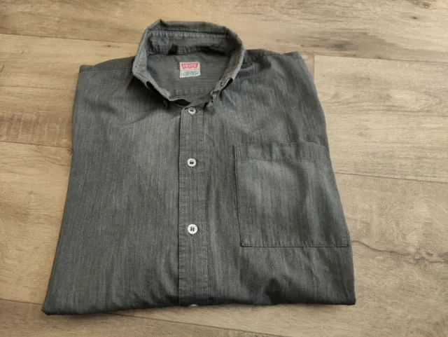 Levis camicia uomo vintage 90S con taschino stile western presunta M/L