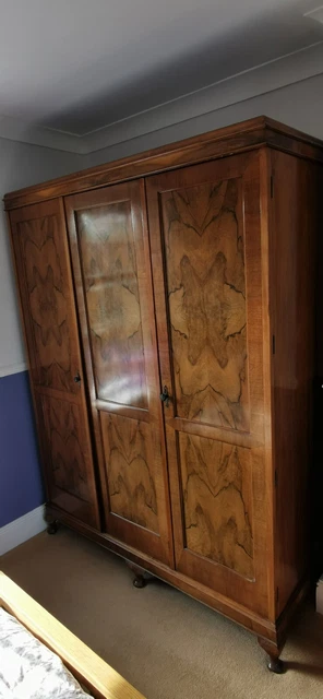 Mahogany Triple Wardrobe