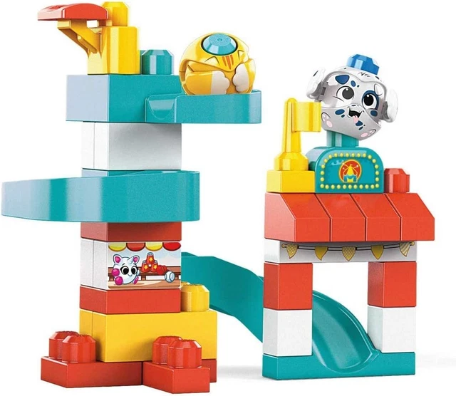 Mega Bloks Peek A Blocks Amusement Park First Builders Fisher-Price Learning