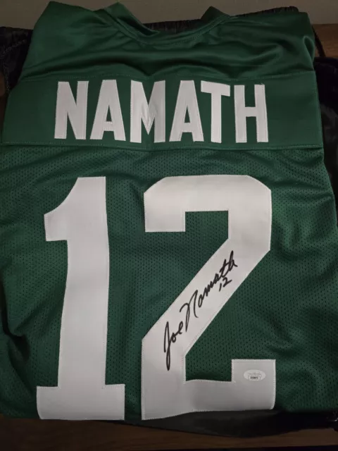 Joe Namath New York Signed Green Football Jersey JSA