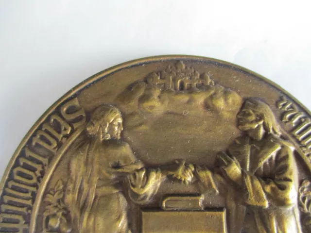 Medaille aus Bronze " Zur goldenen Hochzeit " Evangelische Kirche 3