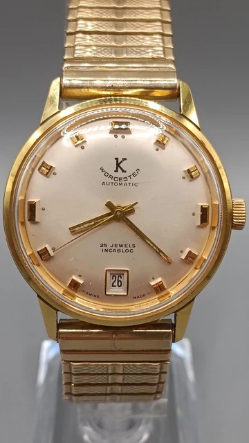 Montre Automatique Suisse Homme 25 Bijoux Incabloc - Occasion, Mécanique