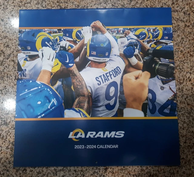 LOS ANGELES LA Rams 2023 Training Camp 20232024 Wall Calendar 8/9/23