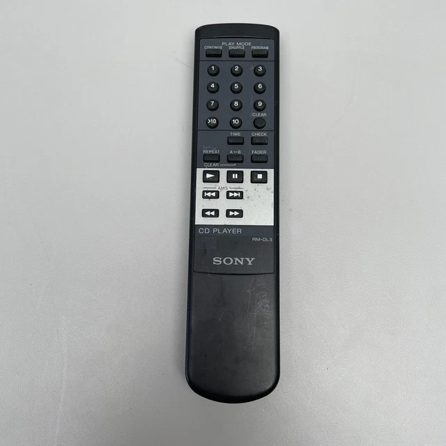 OEM SONY RMDL3 Remote Control Mini HiFi System MHCGX450 HCDZX9