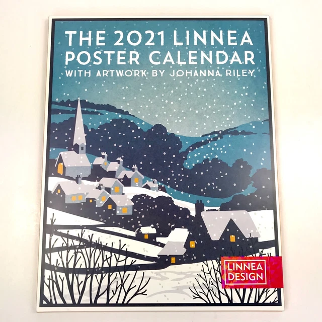 NEW 2021 LINNEA Design Poster Calendar 11x14 by Johanna Riley