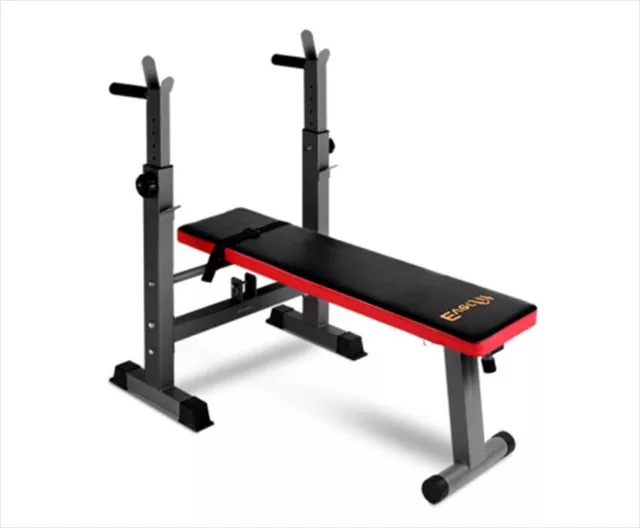 Multi-Station Weight Bench Press Weights Equipment Fitness Home Gym - Red