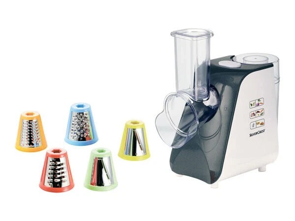 5in1 Electric Grater Vegetable Fruit Cheese Cutter Slicer Chopper Salad Maker