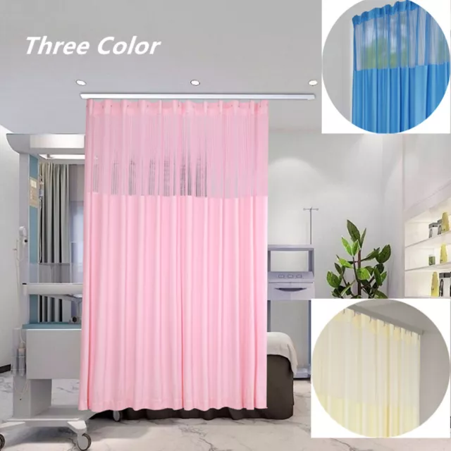 Room Divider Curtain for SPA, Privacy Cubicle Curtain with Mesh Top 9ft x8ft