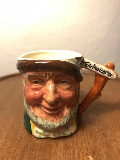 A Pre- Loved Vintage Lancaster Sandland Hand Painted  Toby Jug ~ To Widdecombe