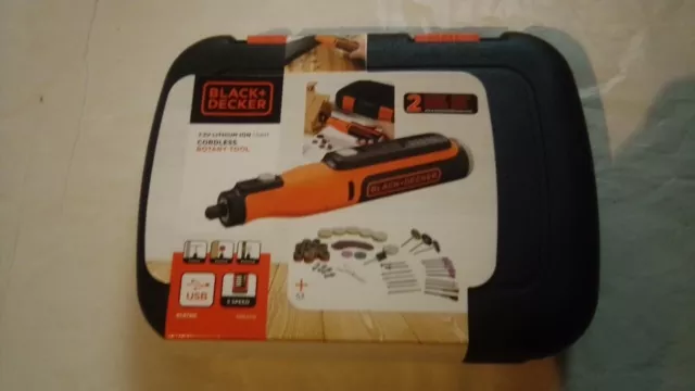 BLACK & DECKER Outil multi-fonctions sur batterie 7,2 V 1,5 Ah produit neuf