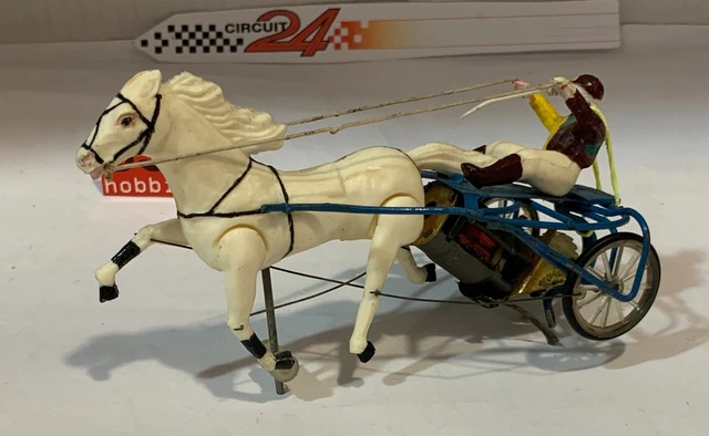 SUPERBE ! CIRCUIT 24 TIERCE 24 - SULKY CHEVAL MARRON - A COMPLETER To