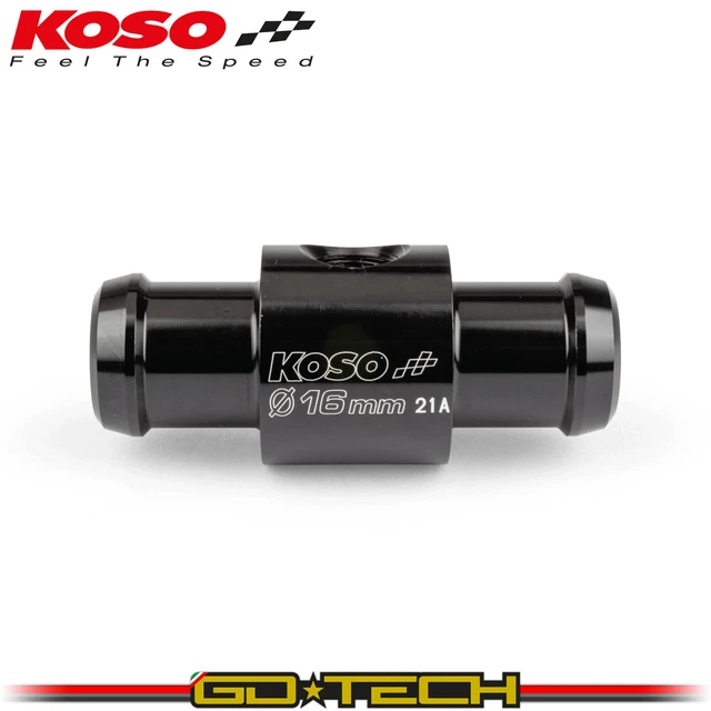 Adattatore Sensore Temperatura Acqua Per Auto | In Lega Di Alluminio Anodizzato | Con Morsetti