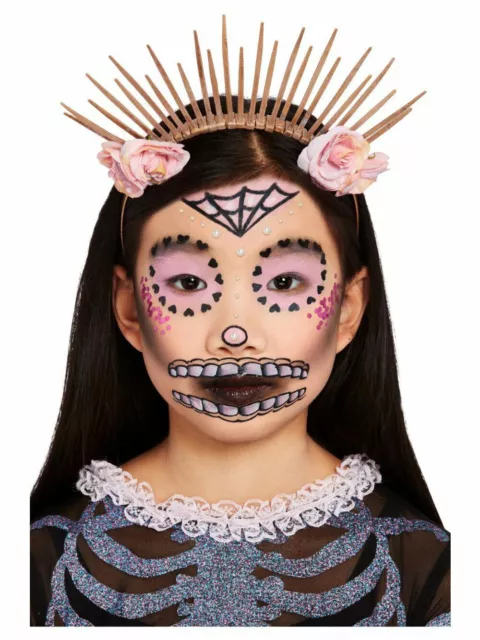 Smiffys Make-Up FX, Pastel Day of the Dead Kit