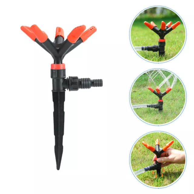 Water Sprinklers for Gardens Rotating Head Tool Lawn Yard Vegetable