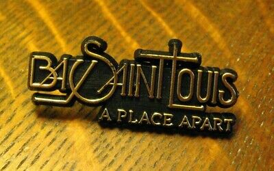 Bay Saint Louis MS Vintage Lapel Pin - Mississippi USA City Travel Souvenir Pin