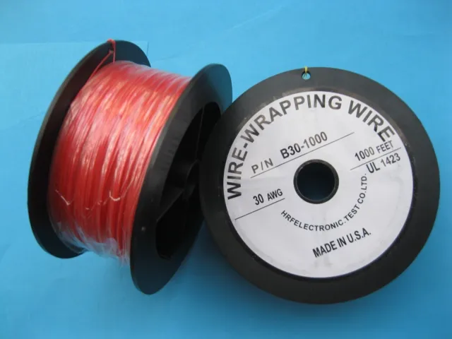 4 roll 1000ft 30AWG Wire-Wrapping Wire Sliver Plated Copper Color = any of 10