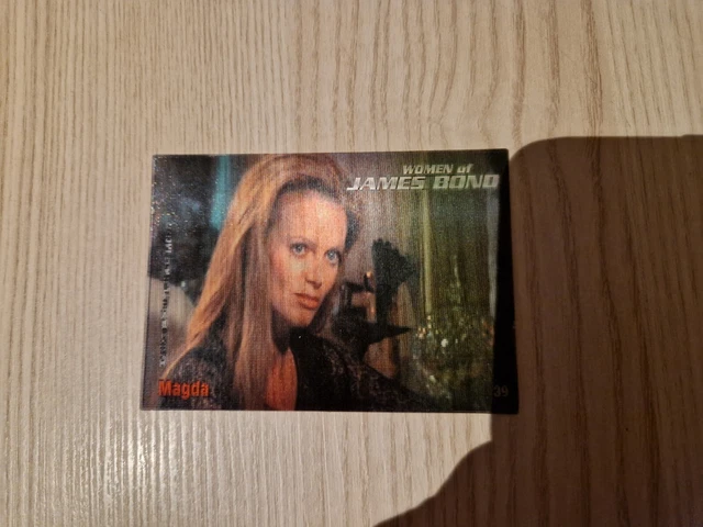 extrêmement rare carte holographique JAMES BOND 007