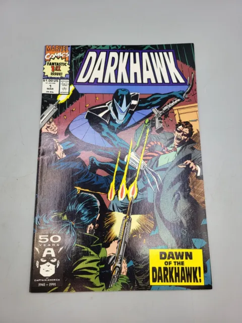 Darkhawk Vol 1 #1 March 1991 Dawn Of The Darkhawk Illustrated Marvel Comic Book