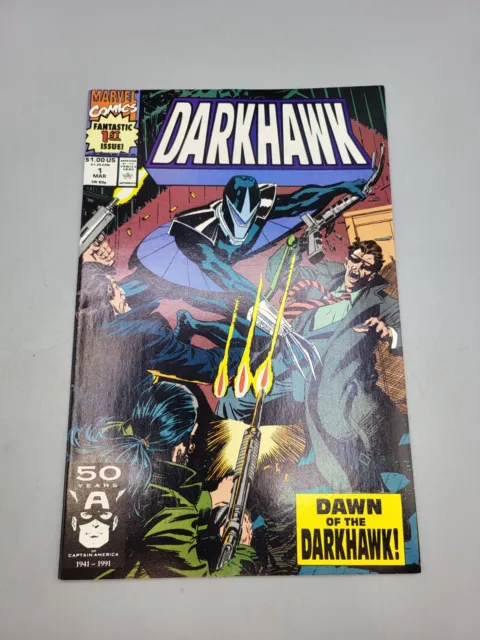Darkhawk Vol 1 #1 March 1991 Dawn Of The Darkhawk Illustrated Marvel Comic Book