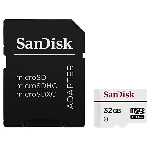 SanDisk 32GB High Endurance Micro SD SDHC Card for Video Monitoring,Class 10 -UK 2