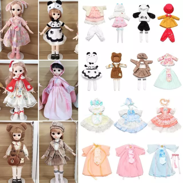 Ankleidespiel Kleidung Kleid Puppe Kostüm Anzug Puppe Kleidung und Zubehör
