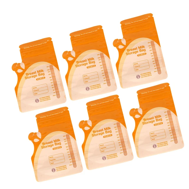 Bolsa de almacenamiento de leche 10 piezas bolsa de leche materna a prueba de polvo para lactancia materna del bebé