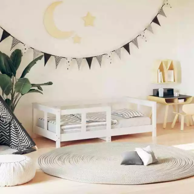 Estructura de Cama para Niños Somier Mueble Infantil Madera Maciza Pino vidaXL