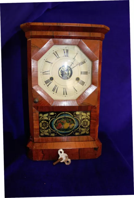 Antique Seth Thomas Rosewood  Mantle Clock- Running!