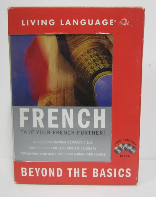 Living Langiage French Beyond The Basic Audio Course 4 Audio CD and Course Books