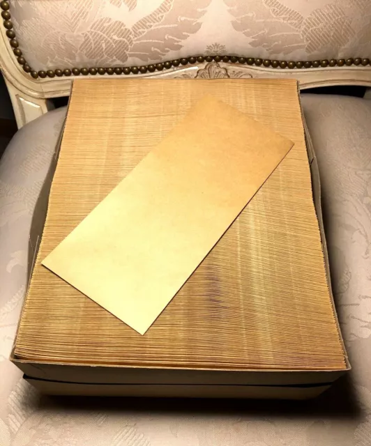 Box Of 500 Quality #10 Envelopes Grocery Bag Color Gummed Flap