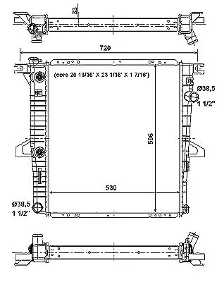 NRF Kühler, Motorkühlung  für FORD USA