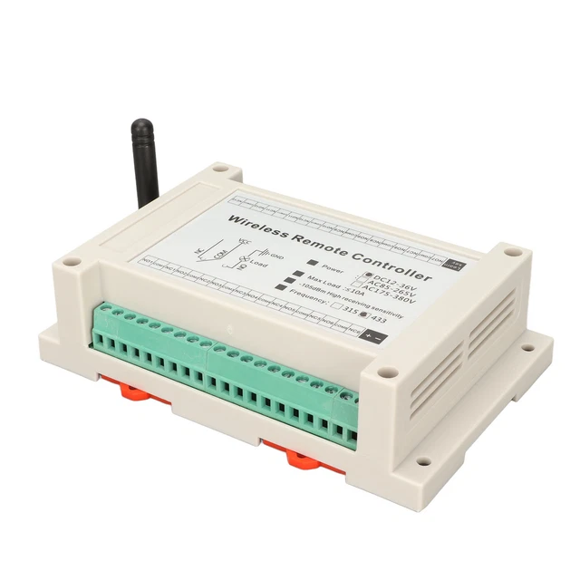 Wireless Remote Control System 12 Channel RF 10A Relay Receiver With 433MHZ FD5