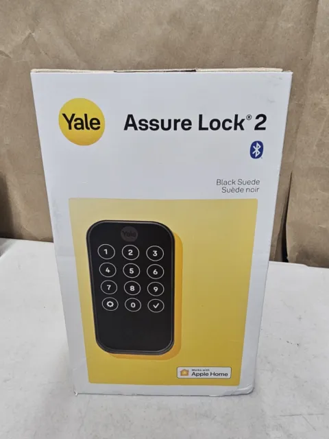 Yale Assure Lock 2 Touchscreen Smart Lock in Black Suede Brand New