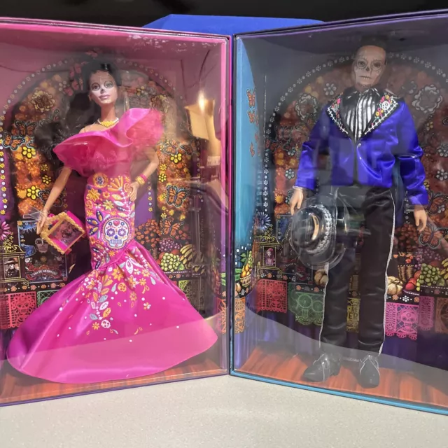 Barbie & Ken Dia De Los Muertos 2023 Doll Set Day of the Dead 2023 HJX14 HJX15