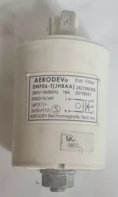 Beko WMB 71442W Washing Machine EMI Filter Aerodev DNF06-T