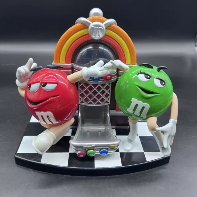 Vintage MM M&M's Rock 'N Roll Jukebox Nuts Candy Dispenser Collectible