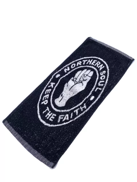 Northern Soul Keep The Faith Bar Runner Drip Towel Mat Man Cave Home Pub Beer