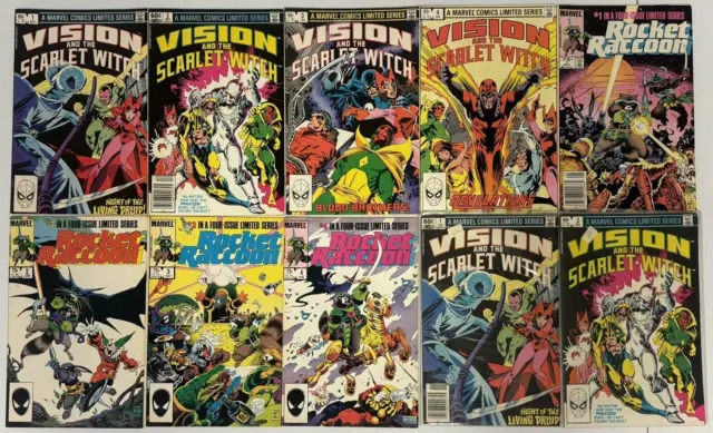 Marvel Limited Series 1980s Vision +Rocket Raccoon + MORE LOT of 40 Hi-Grade NM-