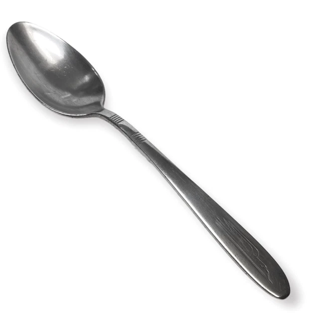 Union Pacific Railroad UPRR Zephyr Pattern Dining Silverplate Teaspoon (Dents)