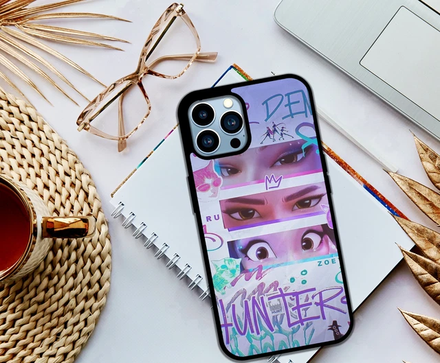 k pop demon hunters phone case KPop Demon Hunters HUNTR/X Sketch iPhone Case- Glossy / Iphone 16 Plus