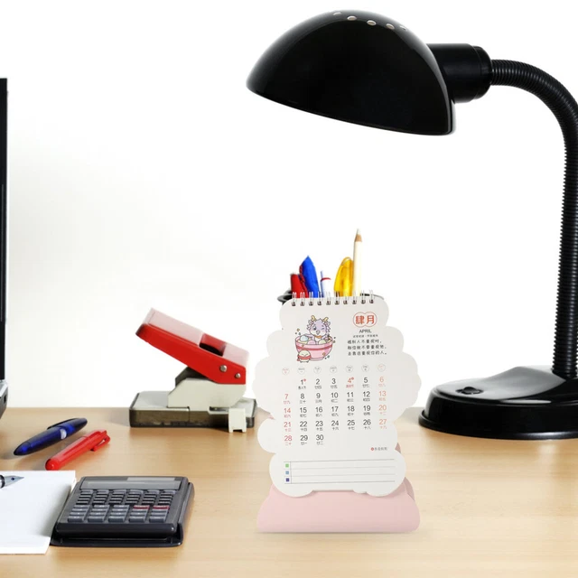 Calendrier D'affirmation Quotidien Debout - Décoration De Bureau Motivante Pour Femmes - 2026 - Cadeau Inspiration Positif - 14x14x9,5 Cm