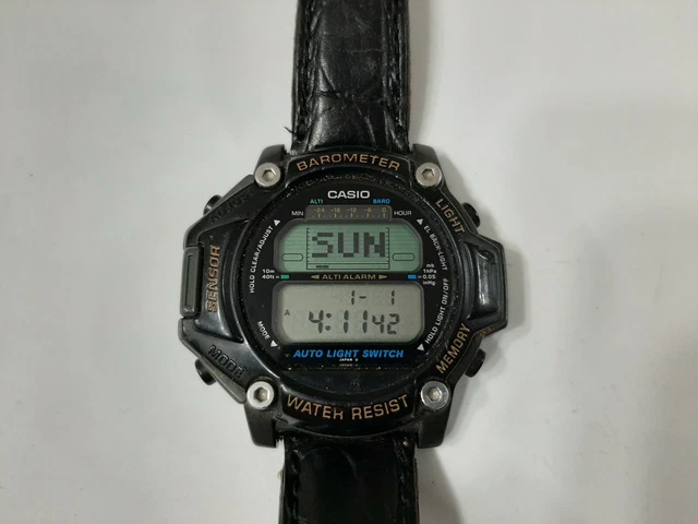 OROLOGIO CASIO BAROMETER PRT 20 mod 1525 quartz batteria uomo 47