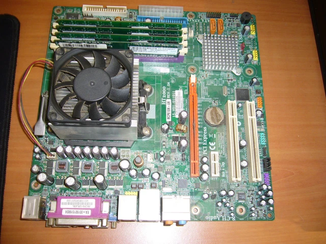 Carte Mère ECS MCP61SM-AM Socket AM2 - Format MicroATX, 4 Slots DDR2, Occasion Testée Fonctionnelle