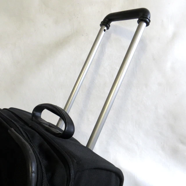 Black Tumi Alpha Expandable Wheeled Rolling Suitcase 8